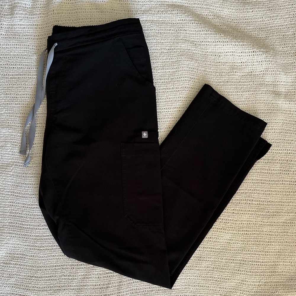 Figs Yola Skinny Scrub Pants Size Small - Black *see description*